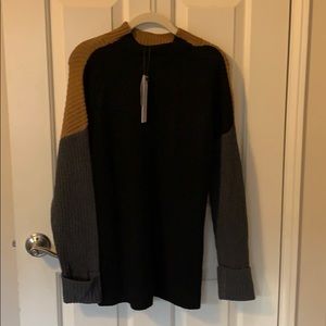 Multi color color blocked Sweater